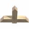 Ekena Millwork Eugene Rough Sawn Timber Gable Bracket, Douglas Fir, 36"W x 23"H x 6"D x 6"F, 15/12 Pitch GBW036X23X0606EUG00RDF - alternate 2